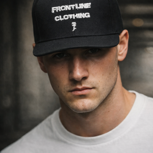 Frontline Clothing Black Trucker Hat